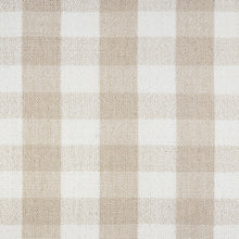 M21797TGH,Namesake,Crawford Chair and a Half Pillowback Swivel Glider in Tan Gingham