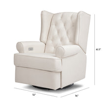 M21987PCMEW,Namesake,Harbour Power Recliner in Performance Cream Eco-Weave