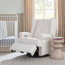 M21987PCMEW,Namesake,Harbour Power Recliner in Performance Cream Eco-Weave