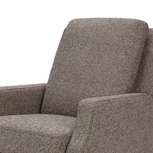 M22287ESWDB,Namesake,Crewe Recliner and Swivel Glider in Performance Earth Slub Weave w/Dark Wood Base