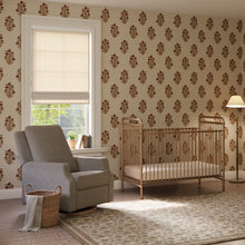 M22287ESWDB,Namesake,Crewe Recliner and Swivel Glider in Performance Earth Slub Weave w/Dark Wood Base