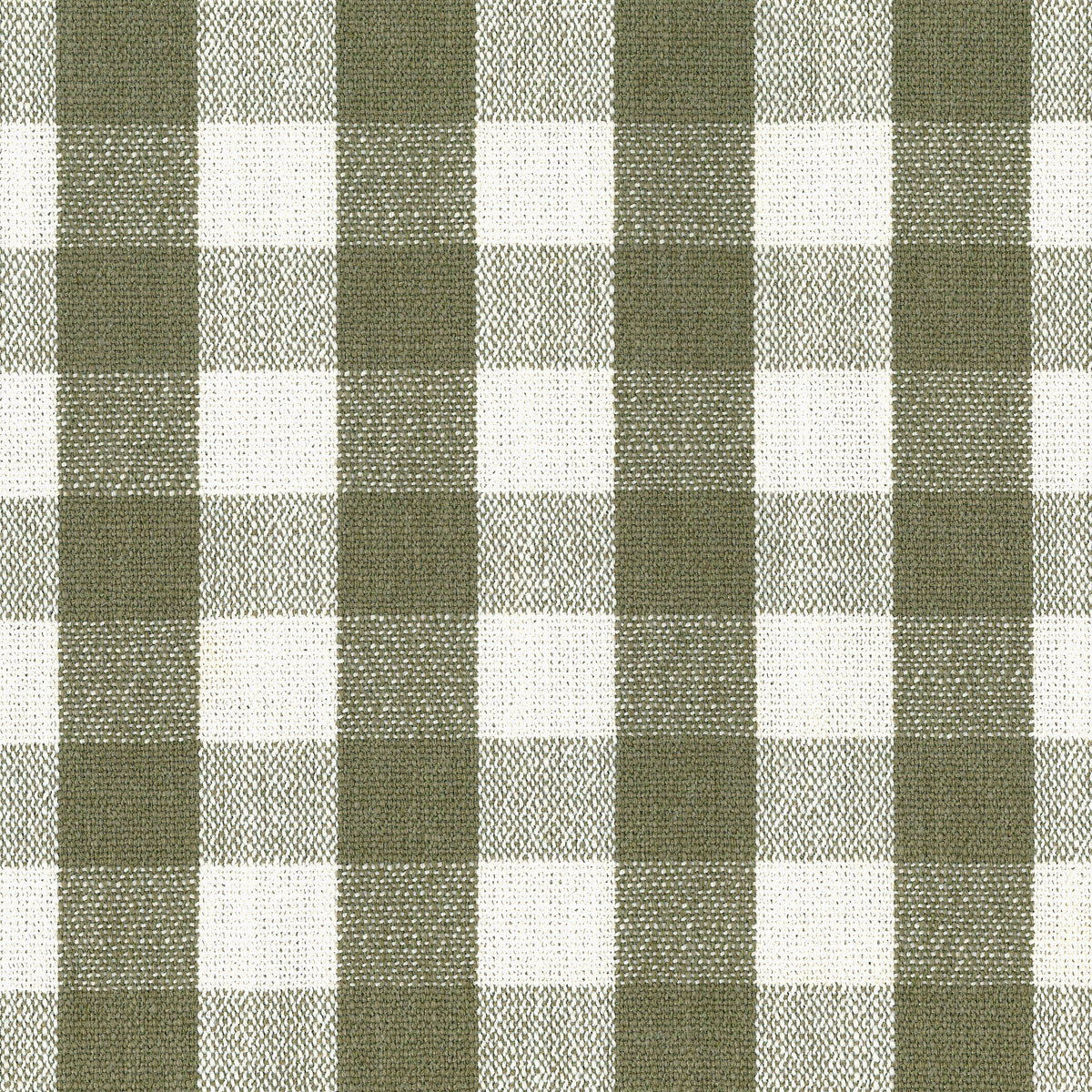 M22287GGHLB,Namesake,Crewe Recliner and Swivel Glider in Moss Green Gingham with Light Wood Base