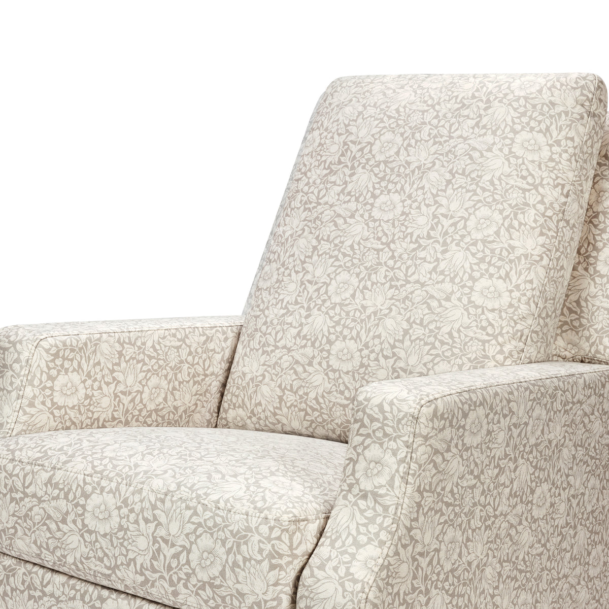 M22287MADB,Namesake,Morris & Co. x Namesake Crewe Recliner & Glider in Mallow in Ash w/Dark Wood Base