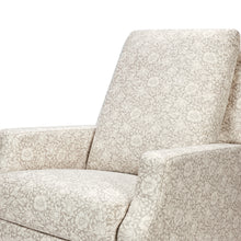 M22287MADB,Namesake,Morris & Co. x Namesake Crewe Recliner & Glider in Mallow in Ash w/Dark Wood Base