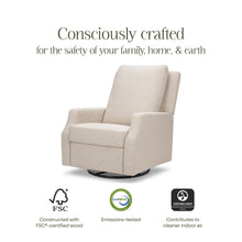 M22287PBEW,Namesake,Crewe Recliner and Swivel Glider in Performance Beach Eco-Weave