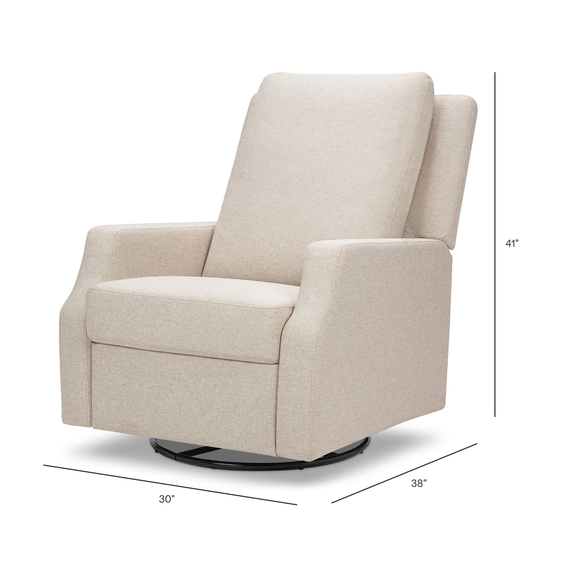 M22287PBEW,Namesake,Crewe Recliner and Swivel Glider in Performance Beach Eco-Weave