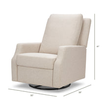 M22287PBEW,Namesake,Crewe Recliner and Swivel Glider in Performance Beach Eco-Weave