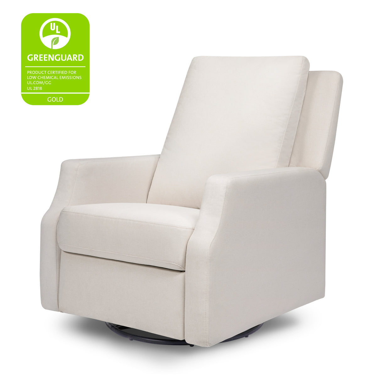 M22287PCMEW,Namesake,Crewe Recliner and Swivel Glider in Performance Cream Eco-Weave
