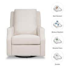 M22287PCMEW,Namesake,Crewe Recliner and Swivel Glider in Performance Cream Eco-Weave