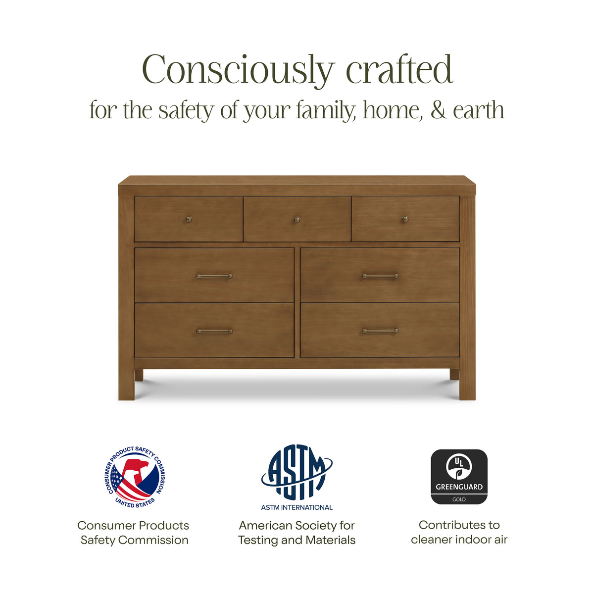 M23316NL,Namesake,Nantucket 7-Drawer Assembled Dresser in Natural Walnut