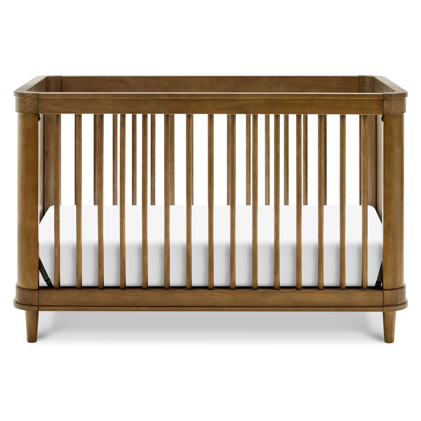 M23701NLBC,Namesake,Marin with Cane 3-in-1 Convertible Crib in Natural Walnut and Blonde Cane