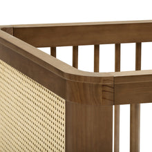 M23701NLBC,Namesake,Marin with Cane 3-in-1 Convertible Crib in Natural Walnut and Blonde Cane