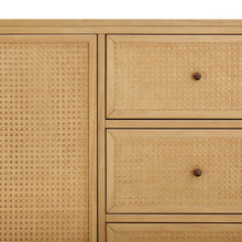 M23727HYHC,Namesake,Marin Chifforobe  Assembled in Honey and Honey Cane