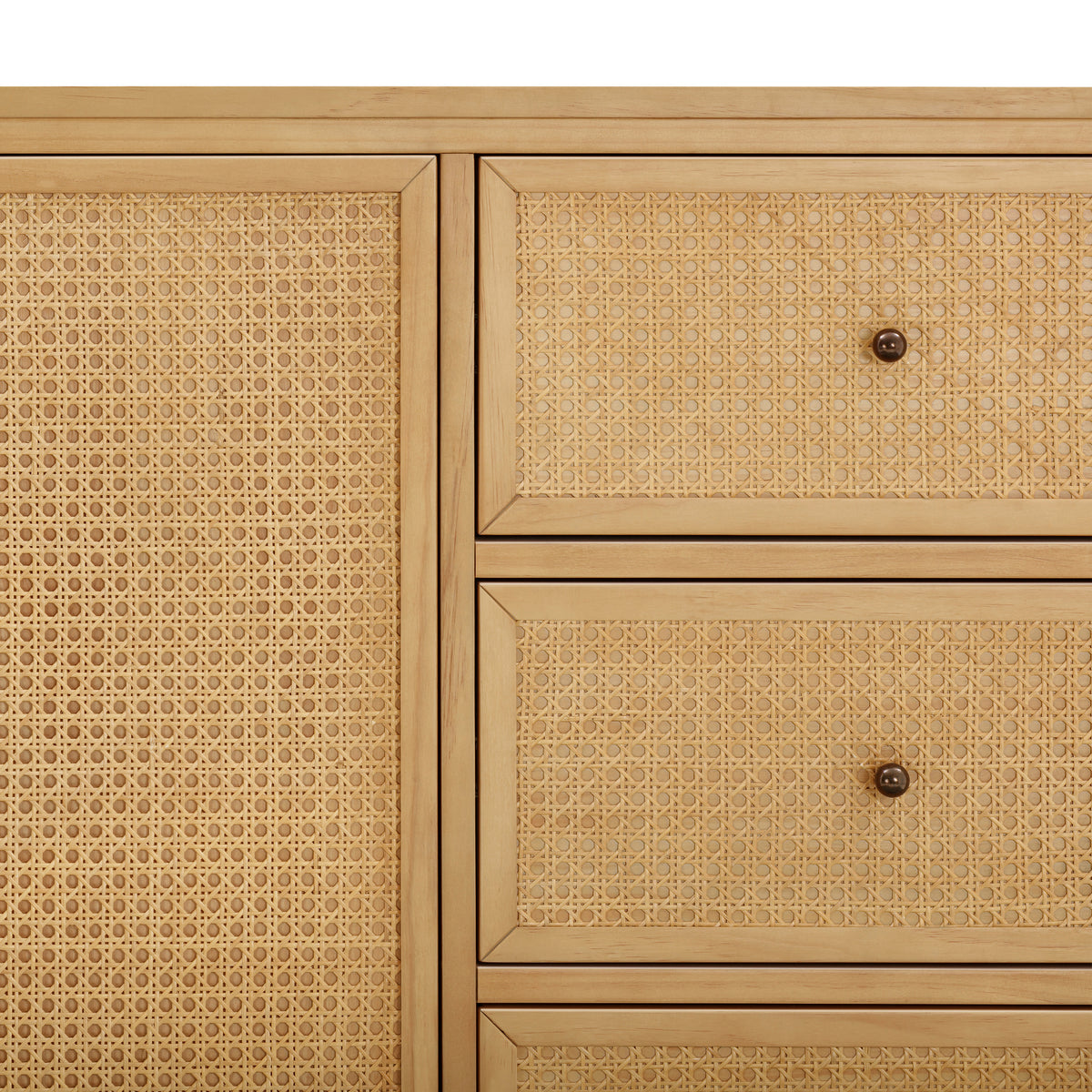 M23727HYHC,Namesake,Marin Chifforobe  Assembled in Honey and Honey Cane