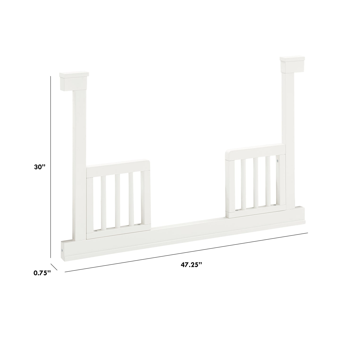 M23799RW,The MDB Family,Toddler Bed Conversion Kit in Warm White