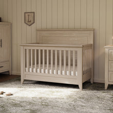 M24401SDB,Monogram by Namesake,Barrow Rustic 4-in-1 Convertible Flat Top Crib in Sandbar