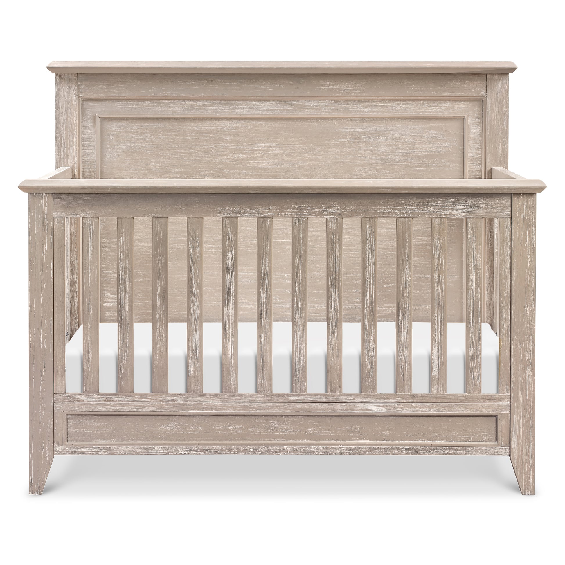 M24401SDB,Monogram by Namesake,Barrow Rustic 4-in-1 Convertible Flat Top Crib in Sandbar