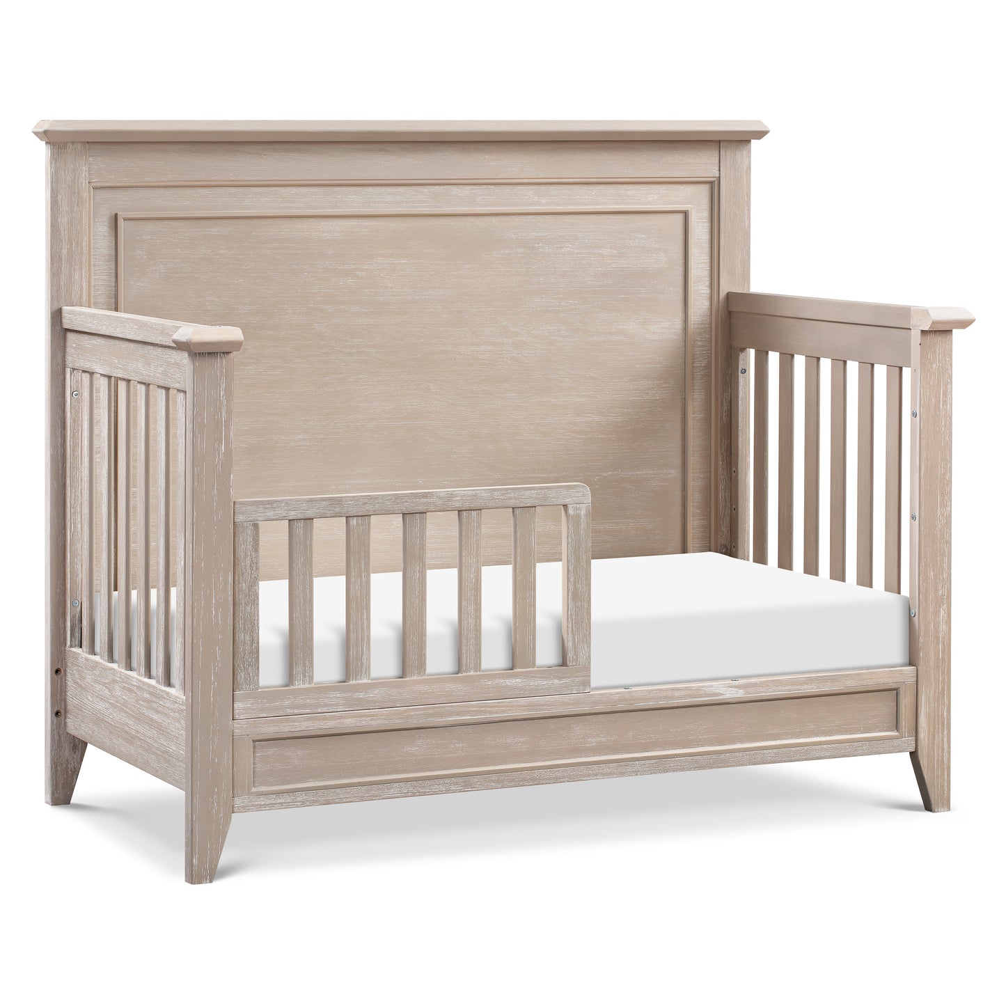 M24401SDB,Monogram by Namesake,Barrow Rustic 4-in-1 Convertible Flat Top Crib in Sandbar