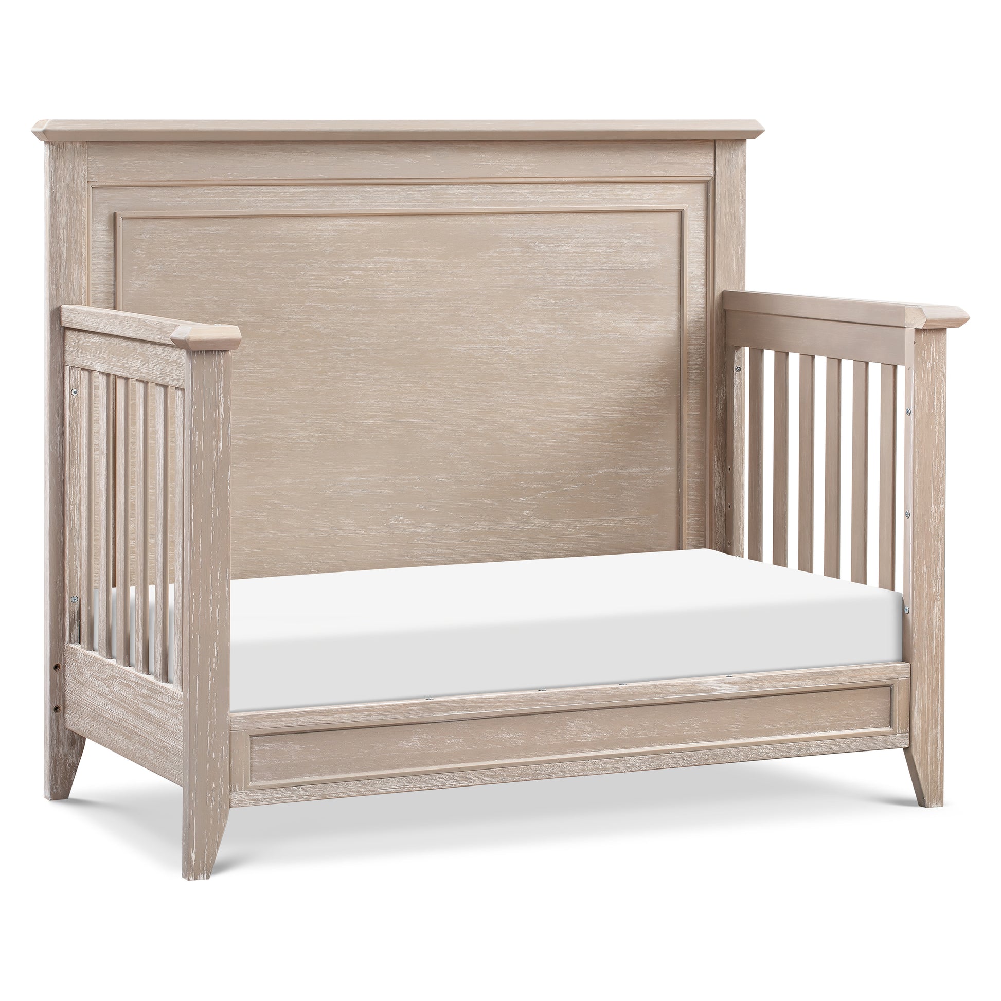 M24401SDB,Monogram by Namesake,Barrow Rustic 4-in-1 Convertible Flat Top Crib in Sandbar