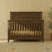 M24401TE,Monogram by Namesake,Barrow Rustic 4-in-1 Convertible Flat Top Crib in Toffee