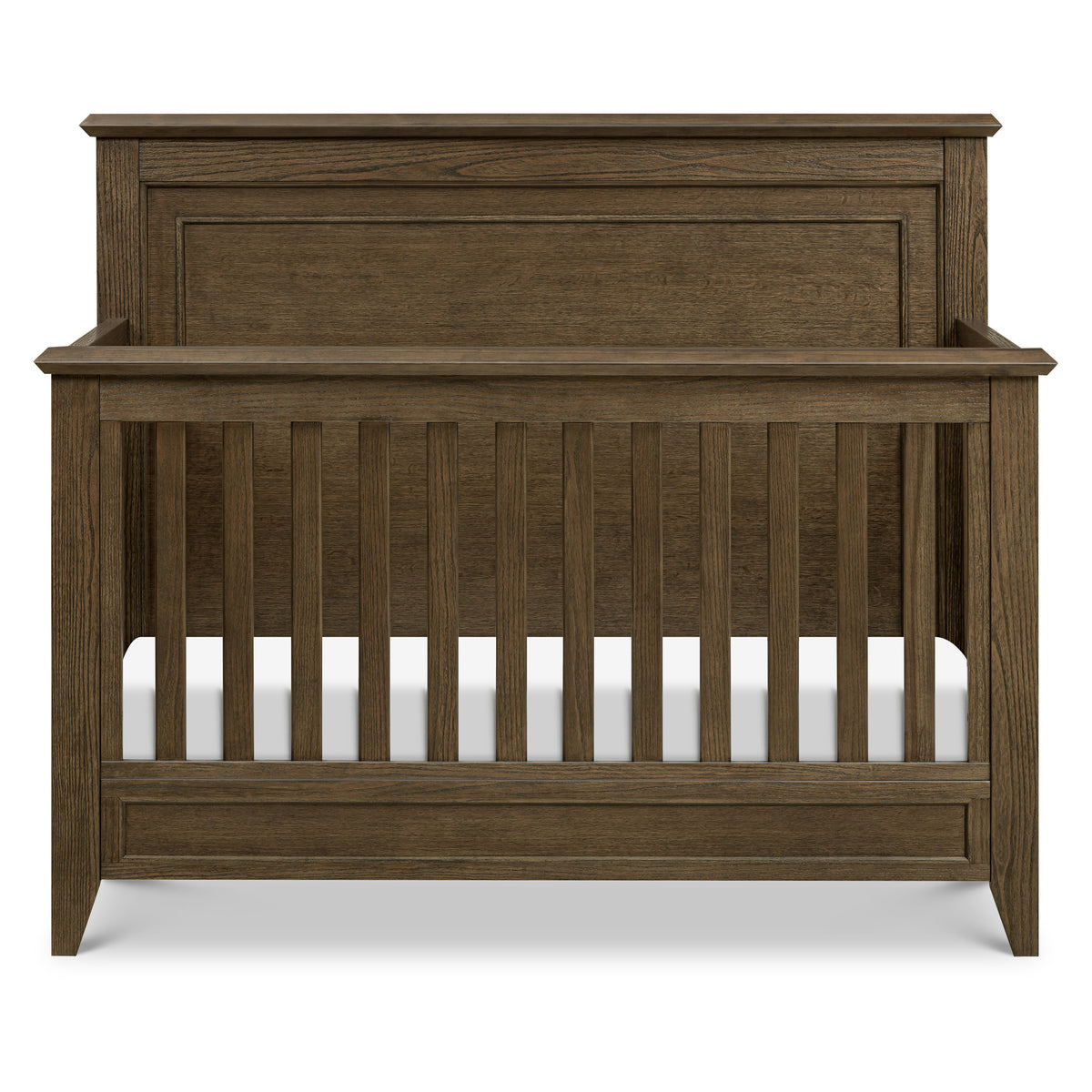 M24401TE,Monogram by Namesake,Barrow Rustic 4-in-1 Convertible Flat Top Crib in Toffee