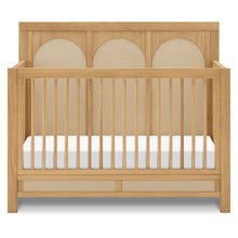 M24801HYPSEW,Namesake,Eloise 4-in-1 Convertible Crib in Honey & Performance Sand Eco-Weave