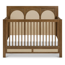 M24801NLPSEW,Namesake,Eloise 4-in-1 Convertible Crib in Natural Walnut & Performance Sand Eco-Weave