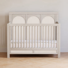 M24801WDFPEW,Namesake,Eloise 4-in-1 Convertible Crib in White Driftwood and Performance Pearl Eco-Weave
