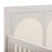 M24801WDFPEW,Namesake,Eloise 4-in-1 Convertible Crib in White Driftwood and Performance Pearl Eco-Weave