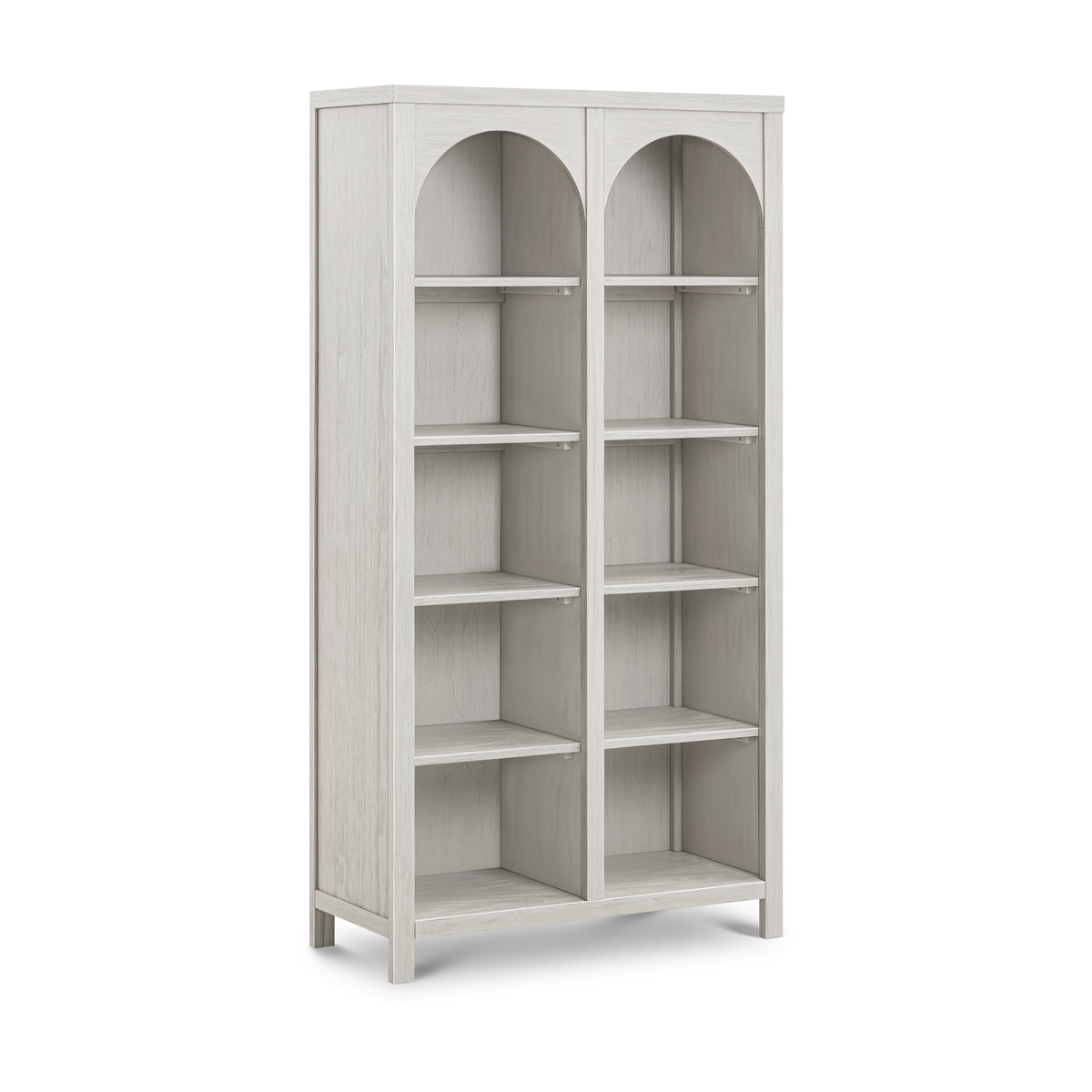 M24814WDF,Namesake,Eloise Bookcase  Assembled in White Driftwood