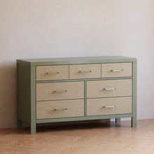M24816FSPSEW,Namesake,Eloise 7-Drawer Assembled Dresser in French Sage and Performance Sand Eco-Weave