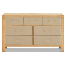 M24816HYPSEW,Namesake,Eloise 7-Drawer Assembled Dresser in Honey & Performance Sand Eco-Weave