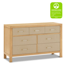 M24816HYPSEW,Namesake,Eloise 7-Drawer Assembled Dresser in Honey & Performance Sand Eco-Weave