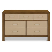 M24816NLPSEW,Namesake,Eloise 7-Drawer Assembled Dresser in Natural Walnut & Performance Sand Eco-Weave