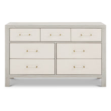 M24816WDFPEW,Namesake,Eloise 7-Drawer Assembled Dresser in White Driftwood and Performance Pearl Eco-Weave