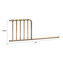 M25599VG,Namesake,Mini Toddler Bed Conversion Kit (Abigail-Winston) in Vintage Gold