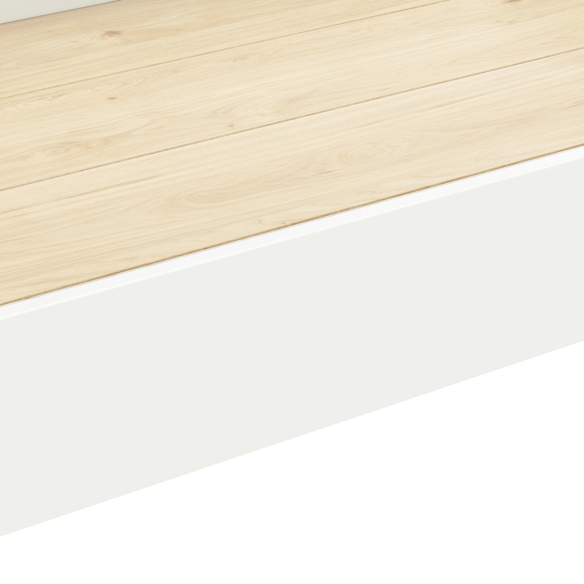 M25973RW,The MDB Family,Twin Storage Trundle Bed in Warm White