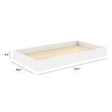 M25973RW,The MDB Family,Twin Storage Trundle Bed in Warm White