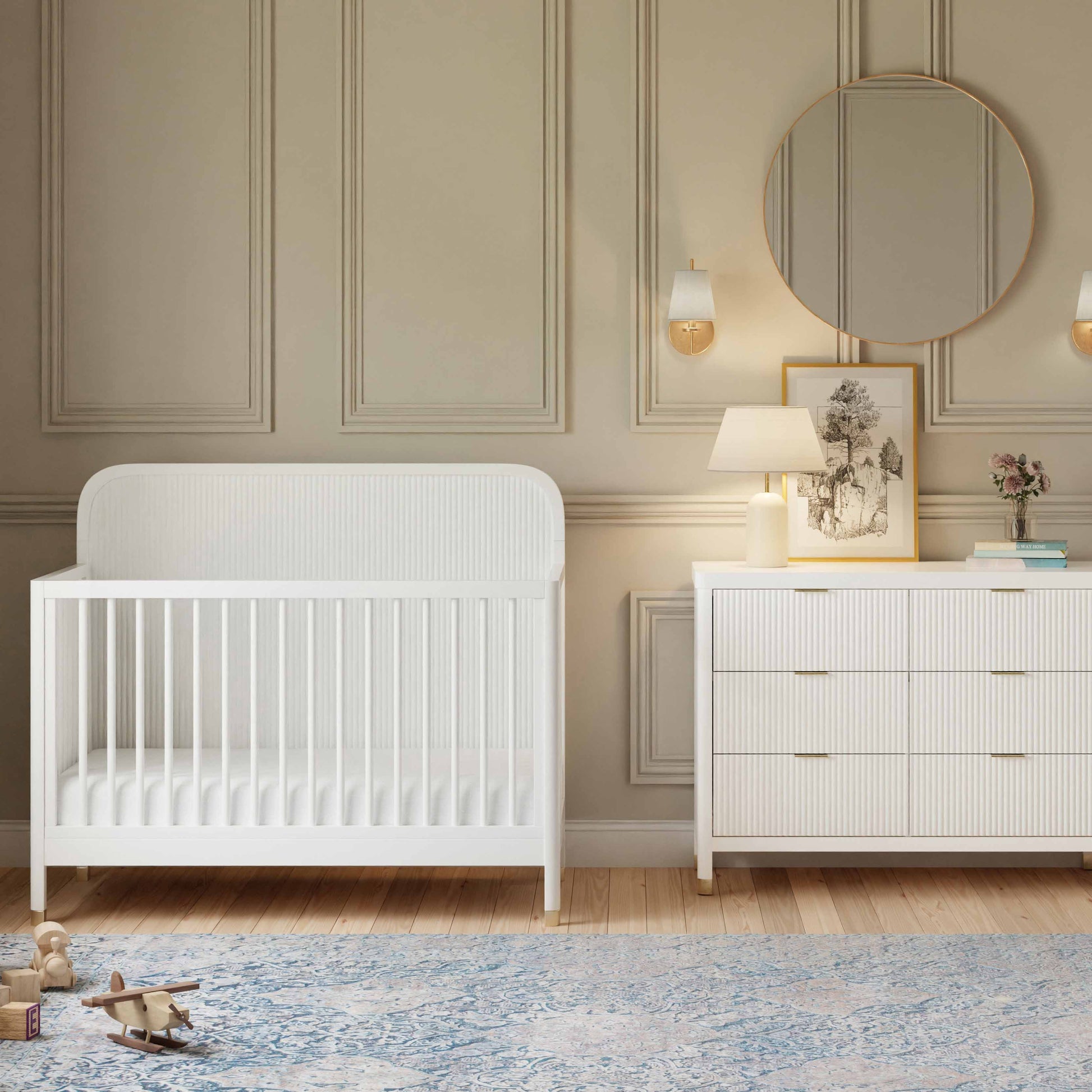 Brimsley Tambour 4-in-1 Convertible Crib Namesake