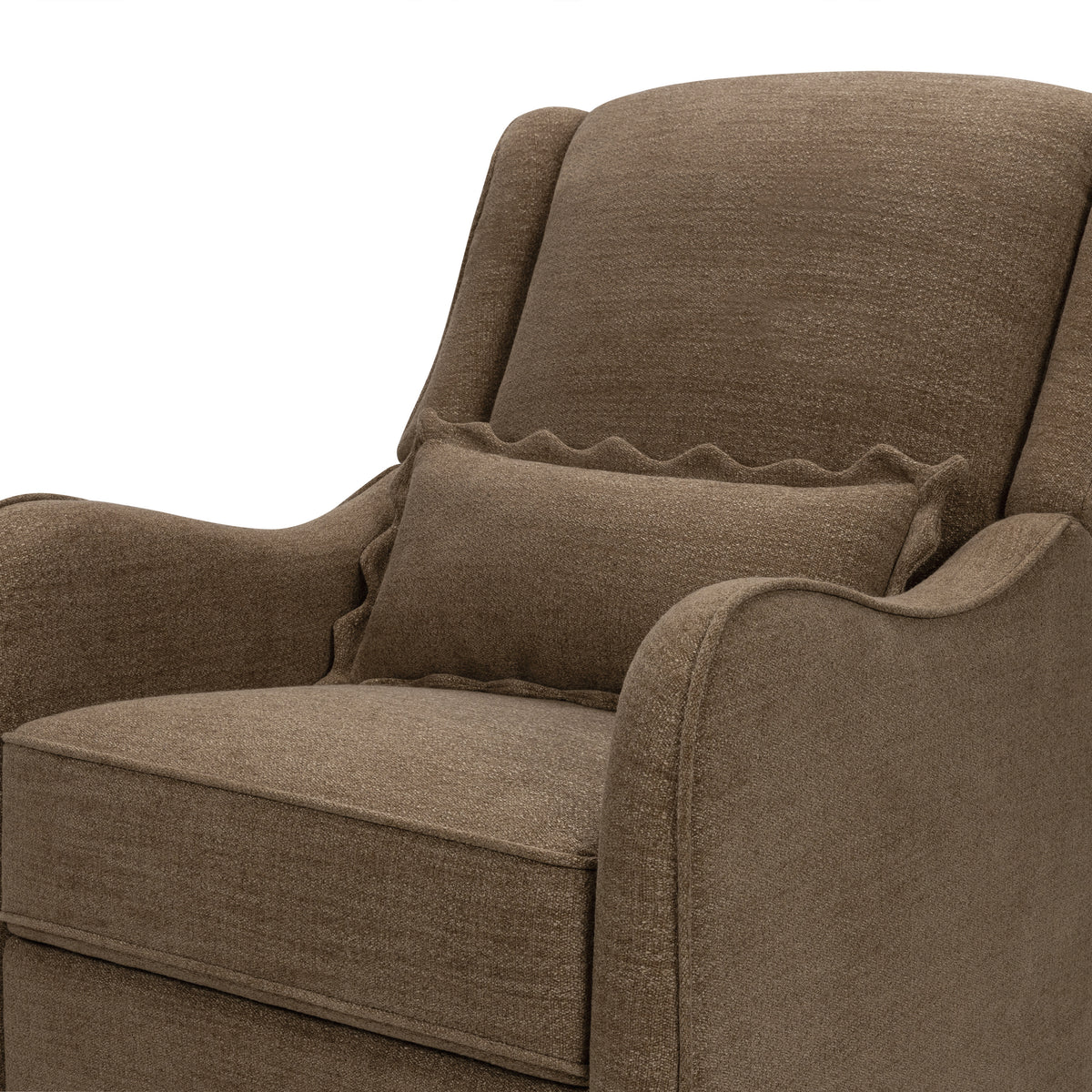 M27787PTEB,Namesake,Devon Recliner and Swivel Glider in Performance Truffle Eco-Basketweave