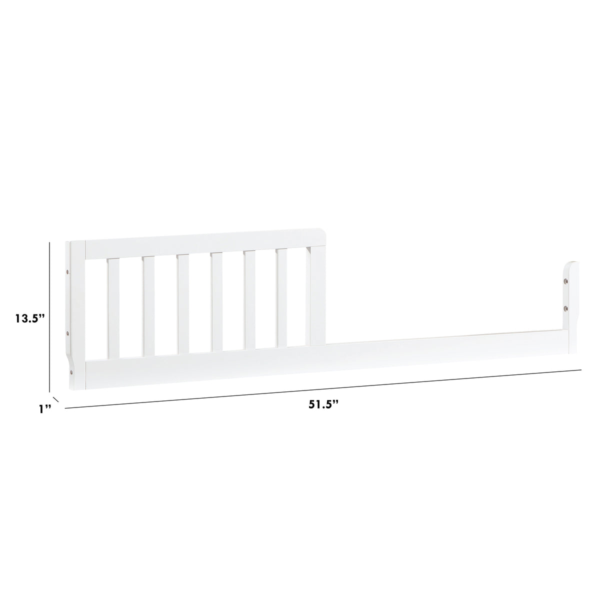 M3099W,The MDB Family,Toddler Bed Conversion Kit in White Finish