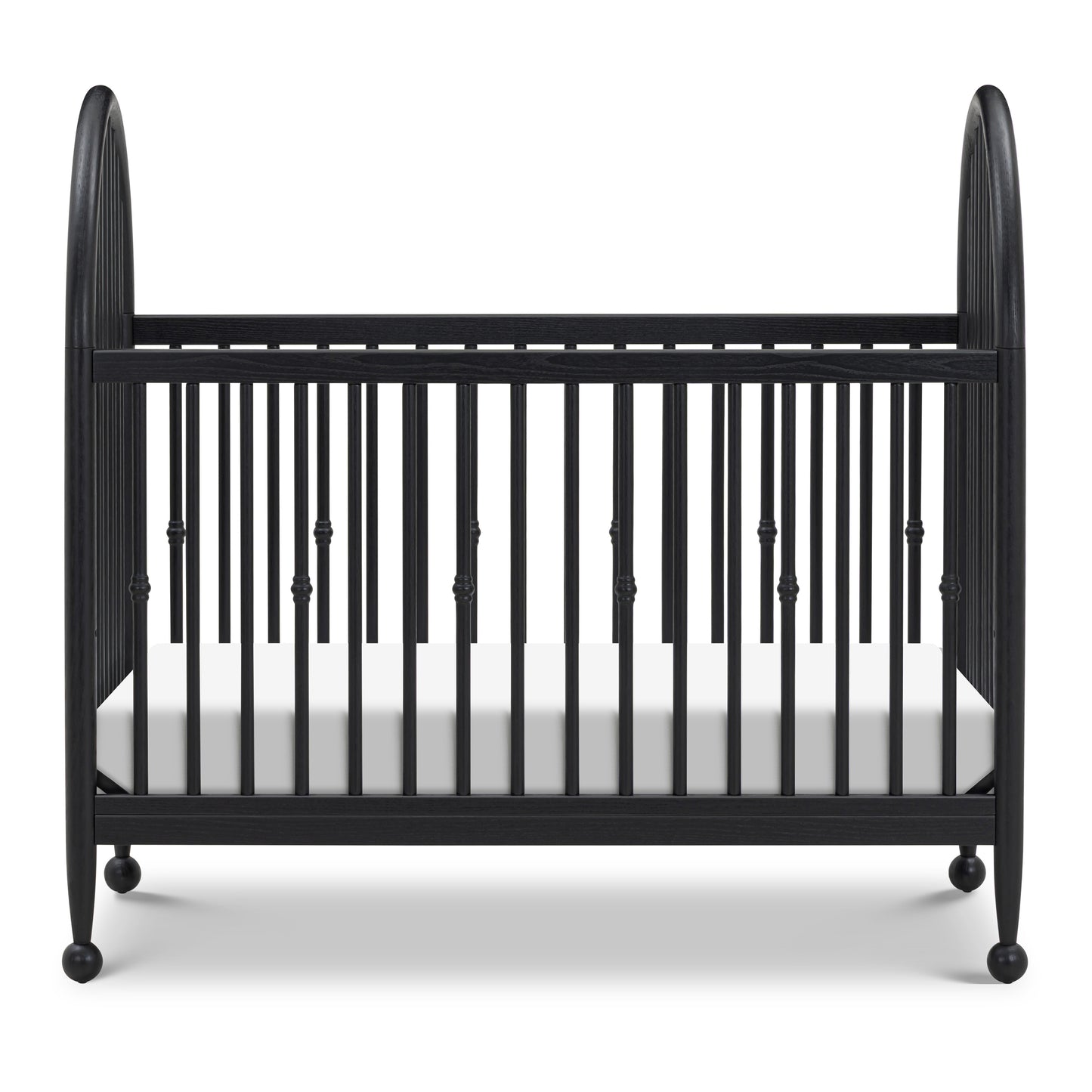 M31401AB,Namesake,Alouette 3-in-1 Convertible Spindle Crib in Archival Black