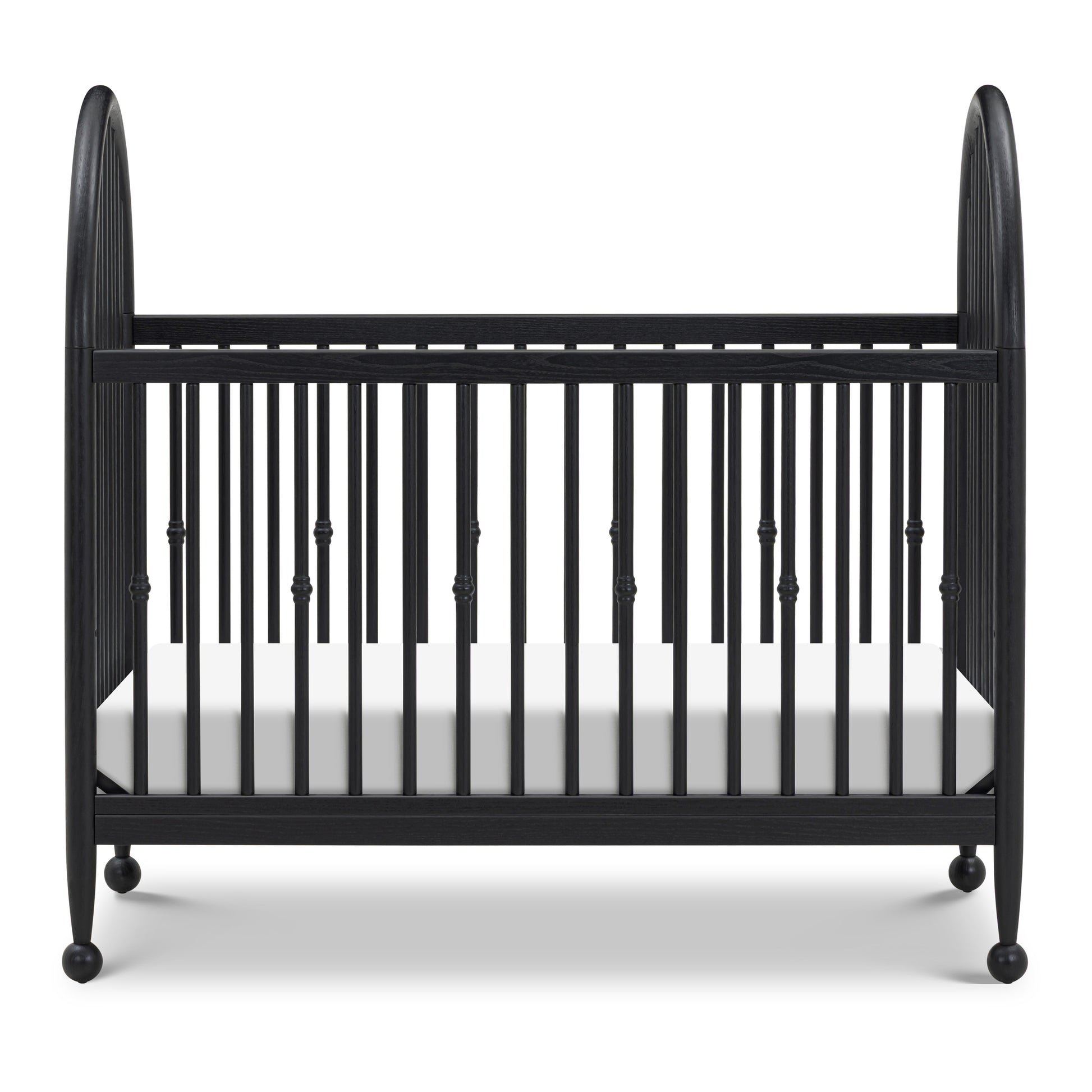 M31401AB,Namesake,Alouette 3-in-1 Convertible Spindle Crib in Archival Black