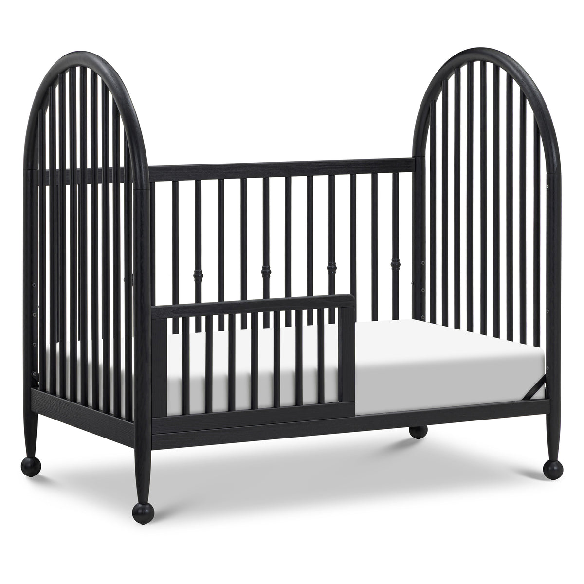 M31401AB,Namesake,Alouette 3-in-1 Convertible Spindle Crib in Archival Black