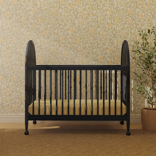 M31401AB,Namesake,Alouette 3-in-1 Convertible Spindle Crib in Archival Black