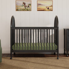 M31401AB,Namesake,Alouette 3-in-1 Convertible Spindle Crib in Archival Black