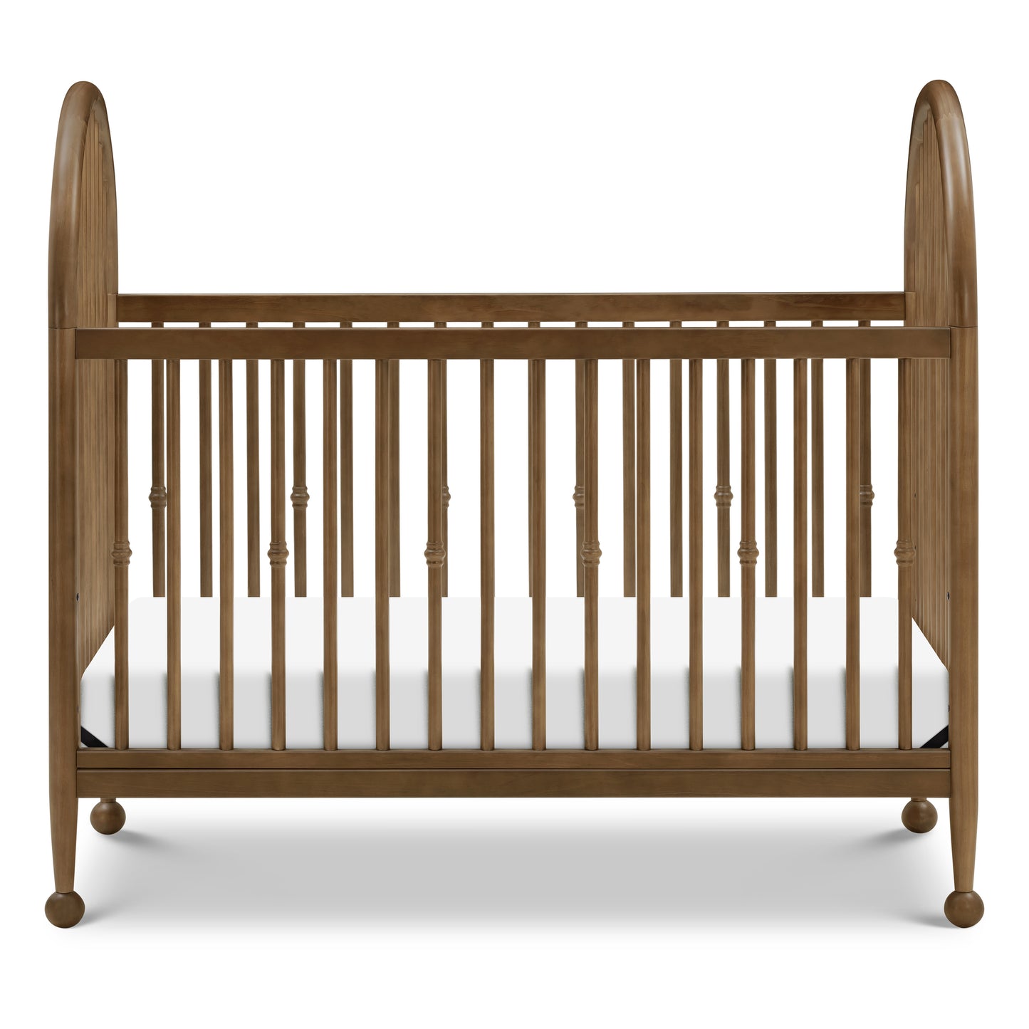 M31401NL,Namesake,Alouette 3-in-1 Convertible Spindle Crib in Natural Walnut