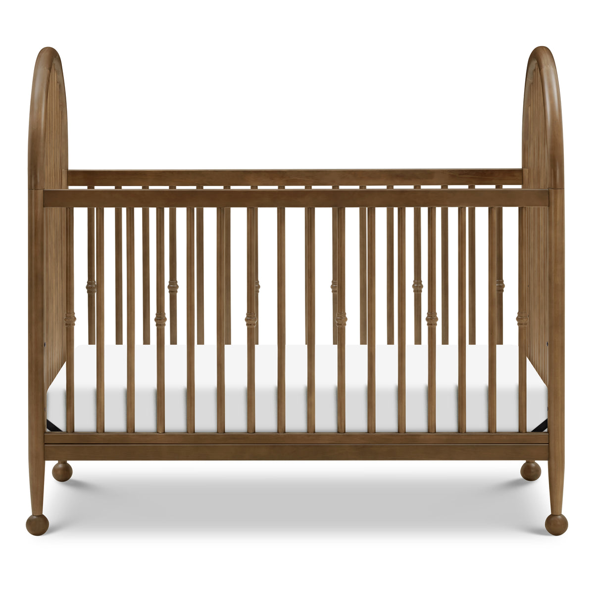 M31401NL,Namesake,Alouette 3-in-1 Convertible Spindle Crib in Natural Walnut