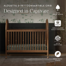 M31401NL,Namesake,Alouette 3-in-1 Convertible Spindle Crib in Natural Walnut