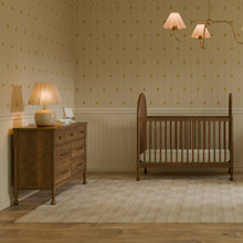 M31401NL,Namesake,Alouette 3-in-1 Convertible Spindle Crib in Natural Walnut